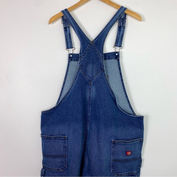 Dickies Overalls Womens 2XL Blue Relaxed Straight Workwear Bibs Adjustable - Picture 12 of 16